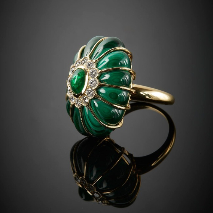 Bon Bon, Hard stone, coloured gem&nbsp;and diamond ring